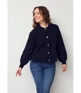 I Say W25.57301/657NavyMelange  Anna Colar Cardigan