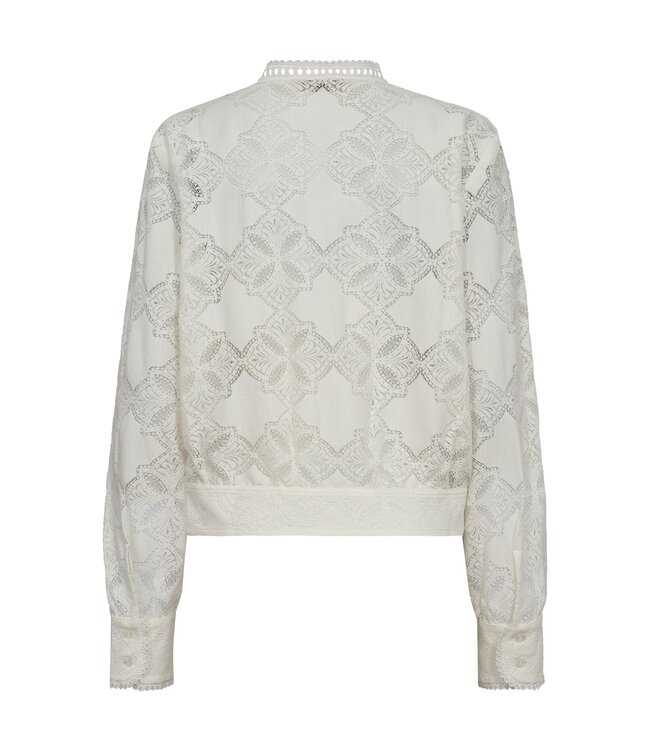 173470/Ecru  MMMonia Yen Lace Shirt