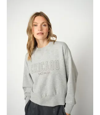 Mos Mosh 172730/GreyMelange  MMRenzi O-LS Sweatshirt