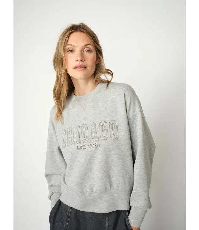 172730/GreyMelange  MMRenzi O-LS Sweatshirt