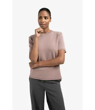 YAYA 01-109097-509/99016  T-shirt with knitted ribbed neckline