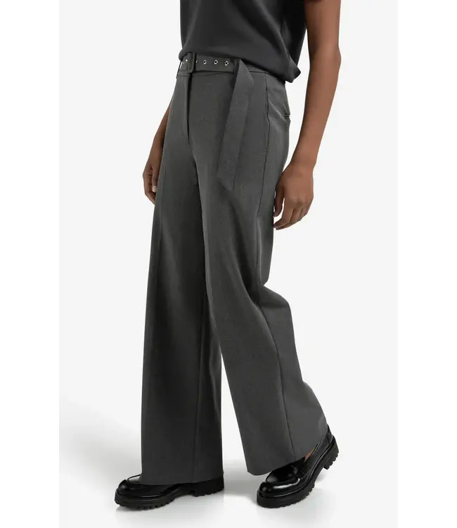 01-301212-509/99020  Woven wide leg trousers with belt