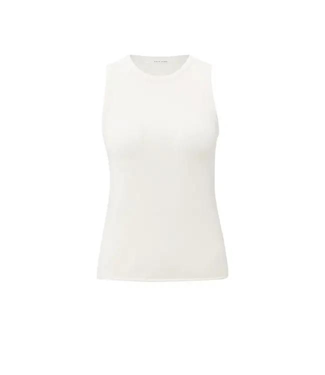 01-000381-509/990152  Knitted sweater with deep V-neck and layered top