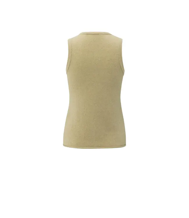 01-000381-509/505222  Knitted sweater with deep V-neck and layered top