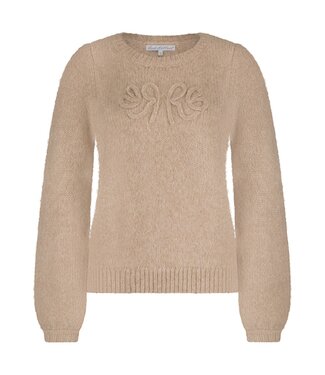 Red Button SRB4615/Almond  Sweater RB Logo