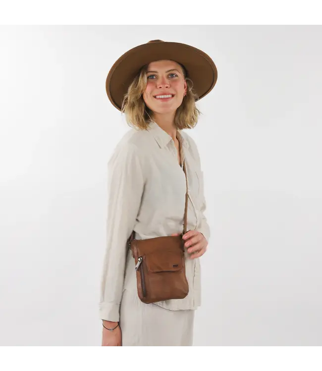 CP2327  Schoudertasje Davide  BORDEAUX