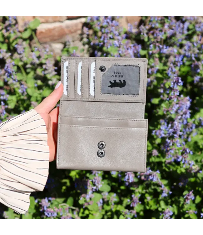 CP5066  Overslag portemonnee Sweety ICE GREY