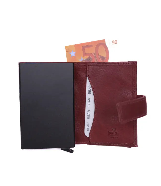 CP6814  Pasjeshouder Elsie BURGUNDY