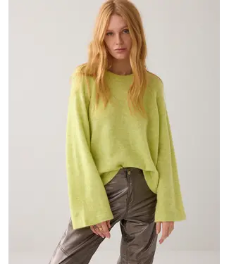 Summum Woman 7s7943-70029/000604-MIstyLime  Oversized sweater stretchy wool alpaca blend knit Summum Woman 7s7943-70029/000604-MIstyLime  Oversized sweater stretchy wool alpaca blend knit