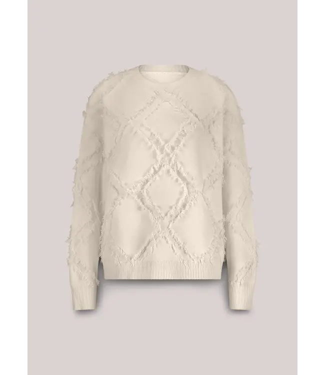 7s7945-70041/000122-Ivory  Sweater comfy viscose blend knit