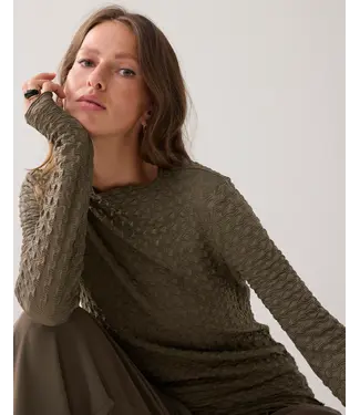 Summum Woman 3s5166-30721/000655-DarkCamo  Top Structure jersey Summum Woman 3s5166-30721/000655-DarkCamo  Top Structure jersey