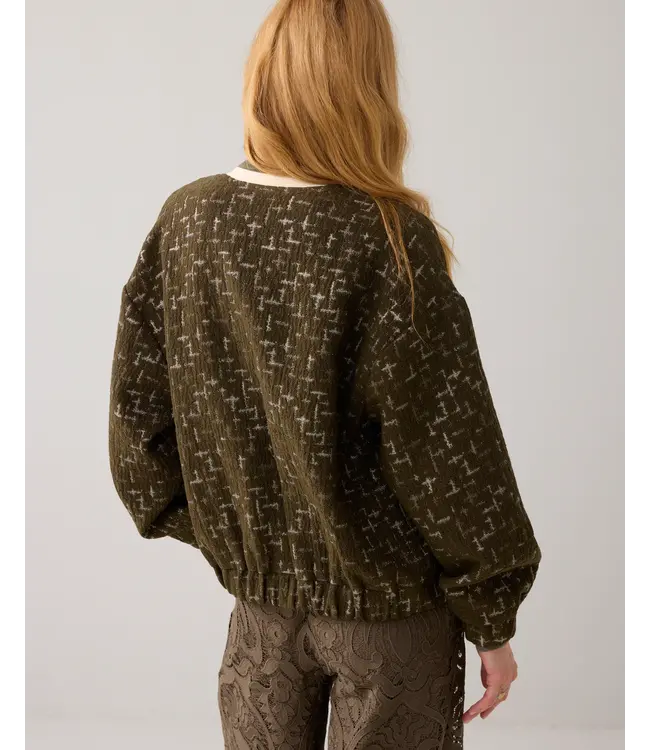 1s1261-12280/000655-DarkCamo  Jacket Jacquard