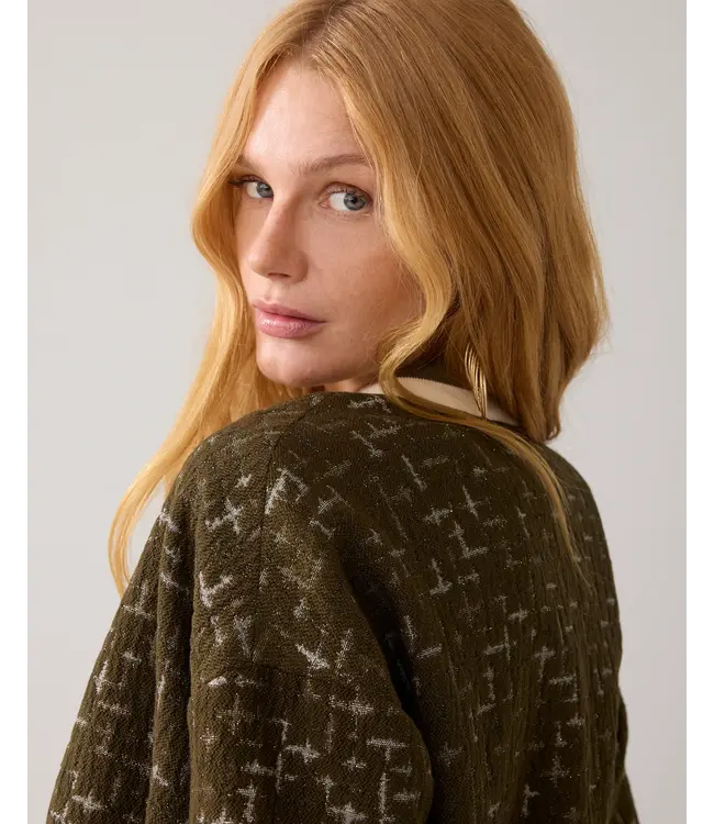 1s1261-12280/000655-DarkCamo  Jacket Jacquard