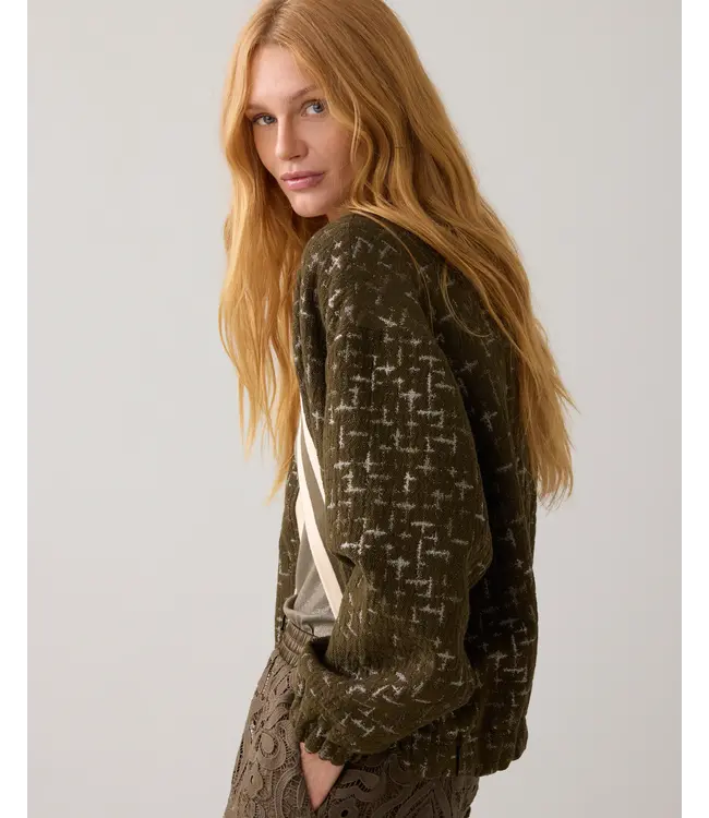 1s1261-12280/000655-DarkCamo  Jacket Jacquard