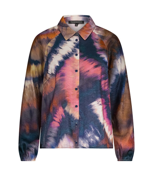 C29-18-301/099992-PrintMultiColours  Blouse Tie Dye Frost
