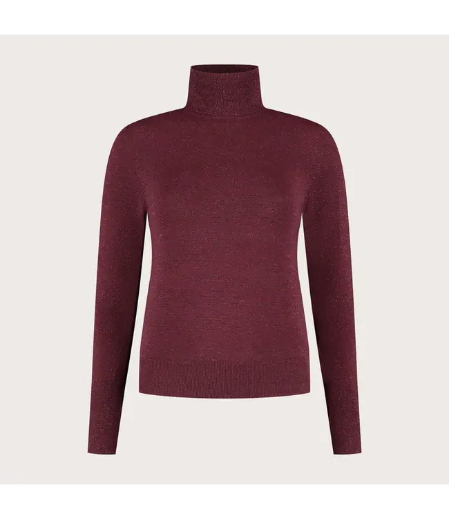 CR0299/Burgundy  May turtleneck