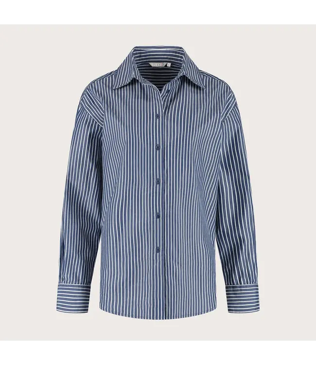 CR0314/BlueStriped  Debby Blouse