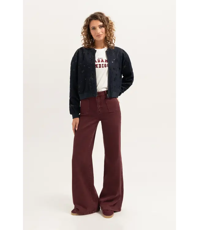 CR0387/BlackSparkle  Lola Bomberjacket