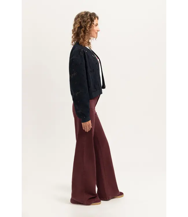 CR0387/BlackSparkle  Lola Bomberjacket