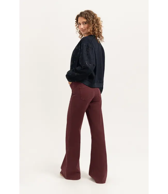 CR0387/BlackSparkle  Lola Bomberjacket