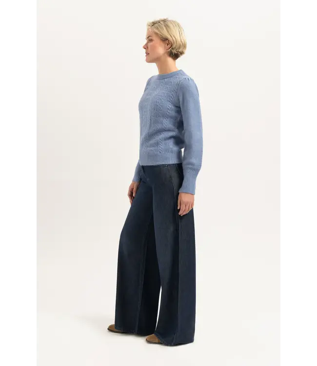 CR0158/IndigoBlue  Liv Wide leg