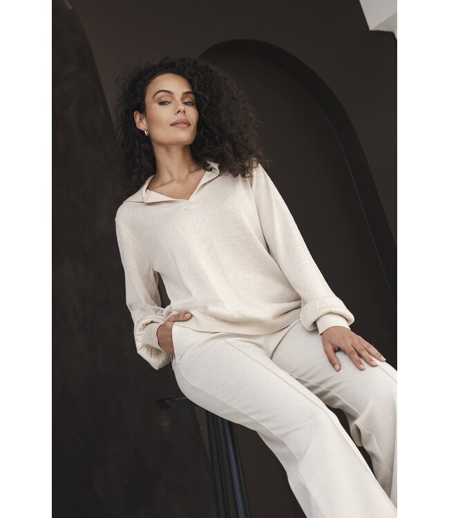 T0167/Gold  Chloe Top