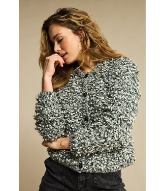 Red Button SRB4633/Black/Offwhite  Jacket Melange Loops