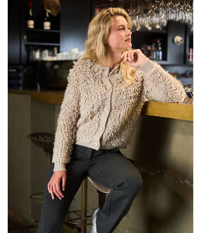 SRB4669/Stone  Jacket Loops