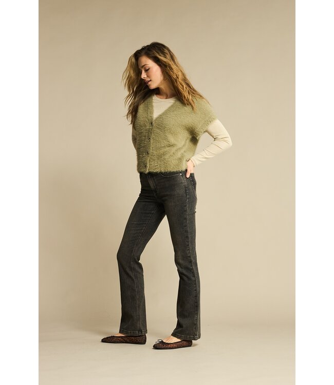 SRB4701/Black/Taupe  Bibette Denim overdye