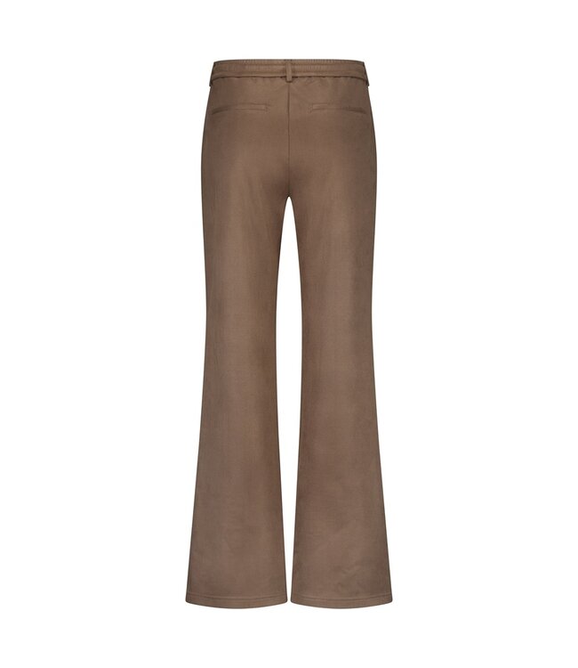 SRB4717/MidBrown  Colette 2 tone suedine