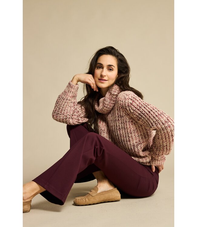 SRB4741/Ruby  Cocoon multi sweater