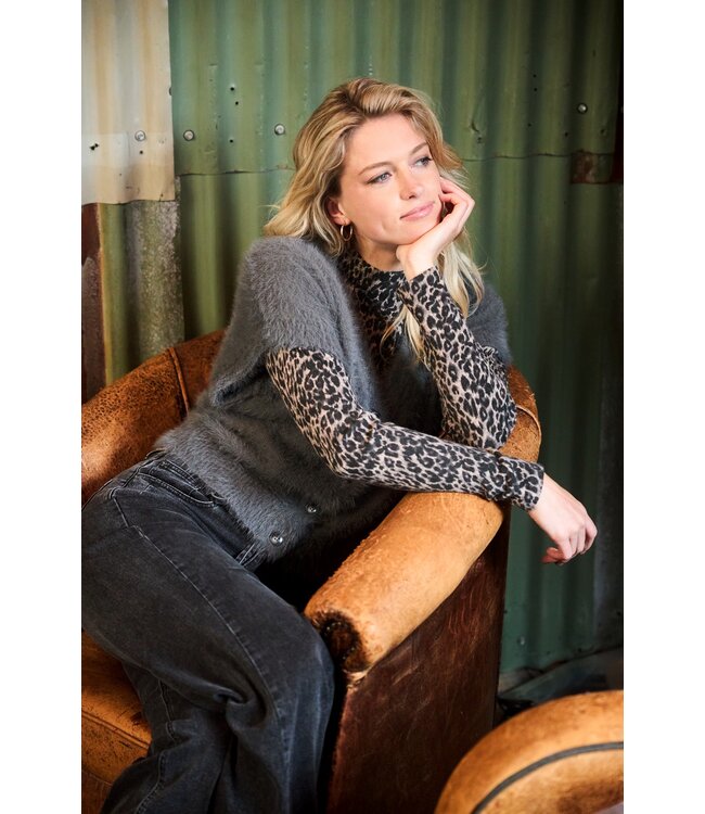 SRB4746/Black  Sweet Animal Print