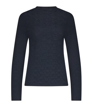 Tramontana C43-18-401/005032-Midnight  Brushed Stretch Lace Top