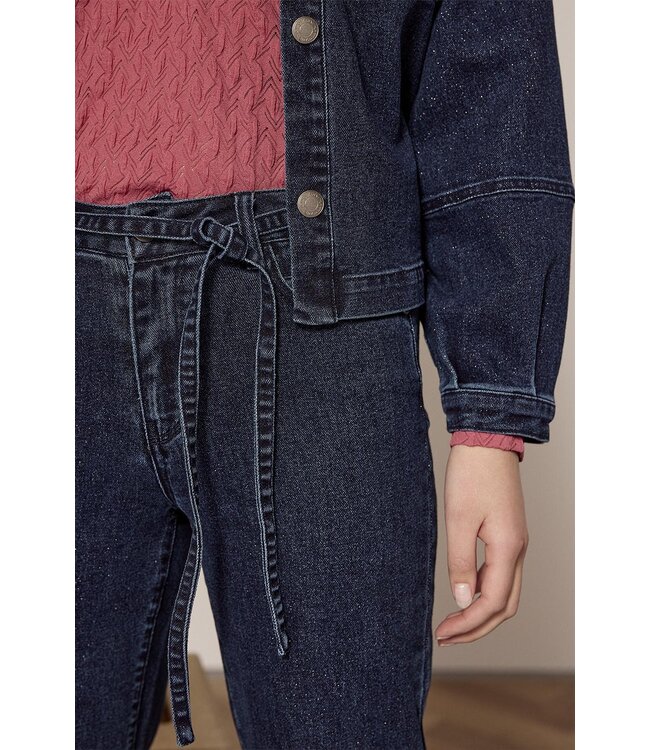 B01-18-801/005033-DarkBlueDenim  Lurex Denim Jacket