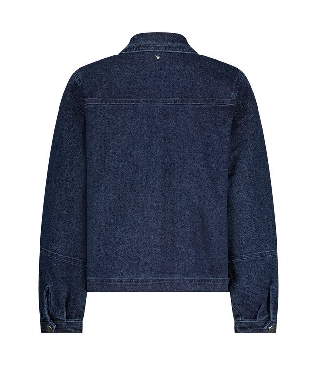 B01-18-801/005033-DarkBlueDenim  Lurex Denim Jacket