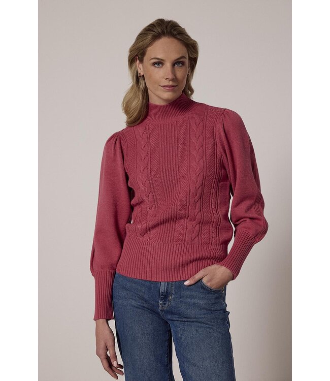 Y13-18-601/004510-Rosewood  Puff-Sleeve Jumper Cables