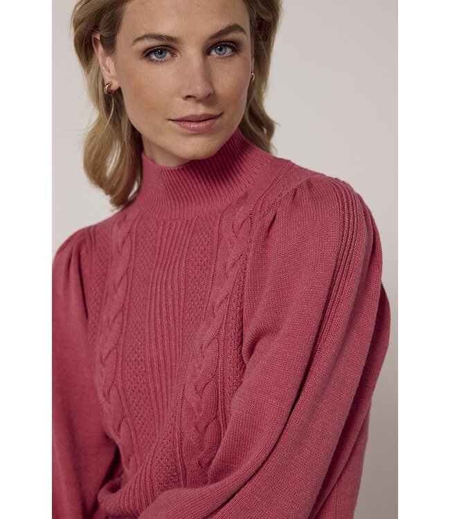 Y13-18-601/004510-Rosewood  Puff-Sleeve Jumper Cables