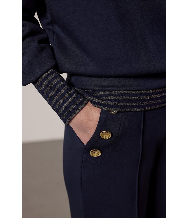 C12-18-101/005032-Midnight  Technical Sweat Wide-Leg Trousers