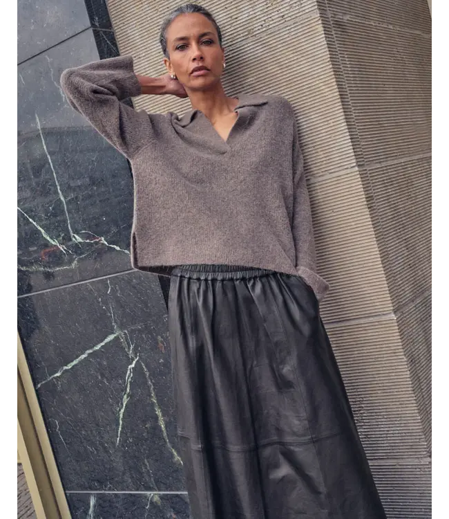 173070/Falcon  MMThora Aidy Polo Knit