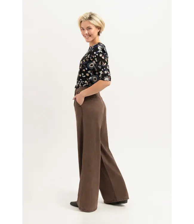 CR0328/WesternFlowers  Alice Mesh Blouse