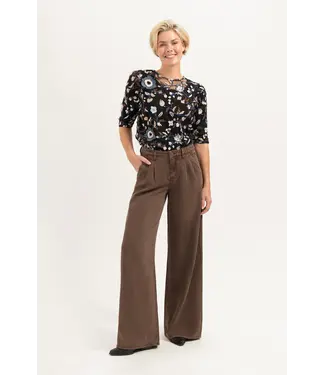 Florez CR0328/WesternFlowers  Alice Mesh Blouse