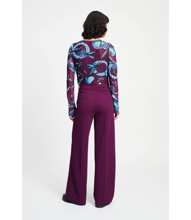SP9351/Purple  PANTS - Lara Plum