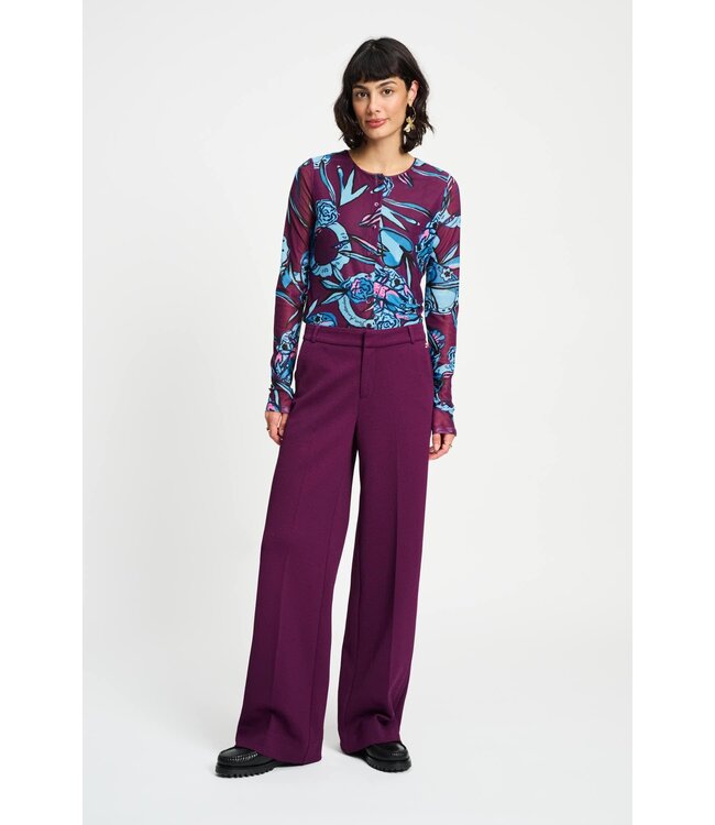 SP9351/Purple  PANTS - Lara Plum