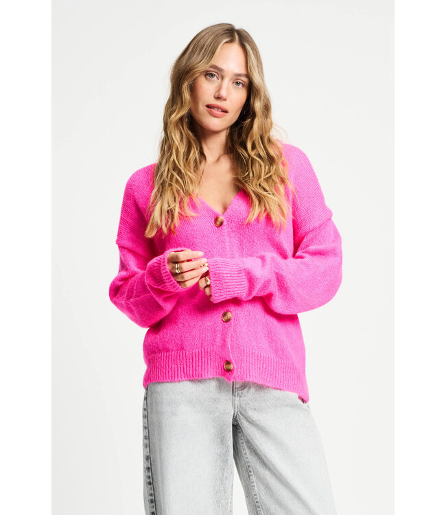 SP9363/Pink  CARDIGAN - Dashing Pink