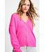 POM Amsterdam SP9363/Pink  CARDIGAN - Dashing Pink