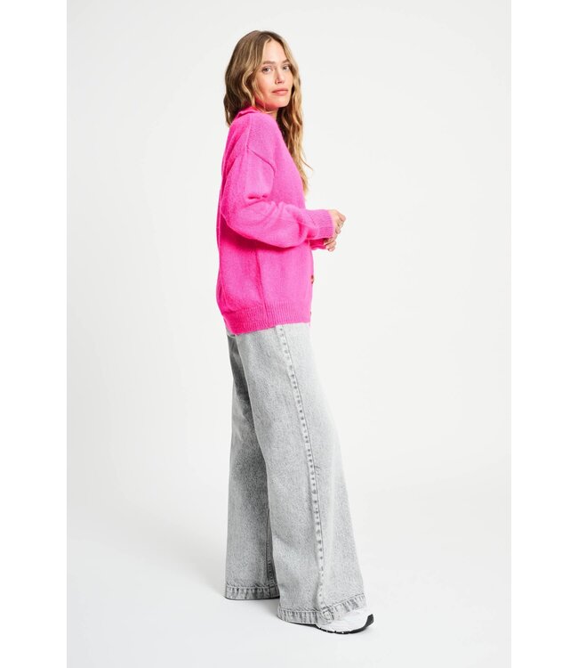 SP9363/Pink  CARDIGAN - Dashing Pink