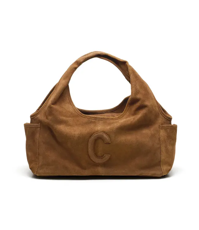 202640/LightCognac   Suede Sophie Mini Shopper