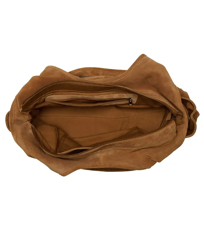 202640/LightCognac   Suede Sophie Mini Shopper