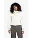 YAYA 01-000508-510/99035  Knitted sweater with wide collar and balloon sleeves