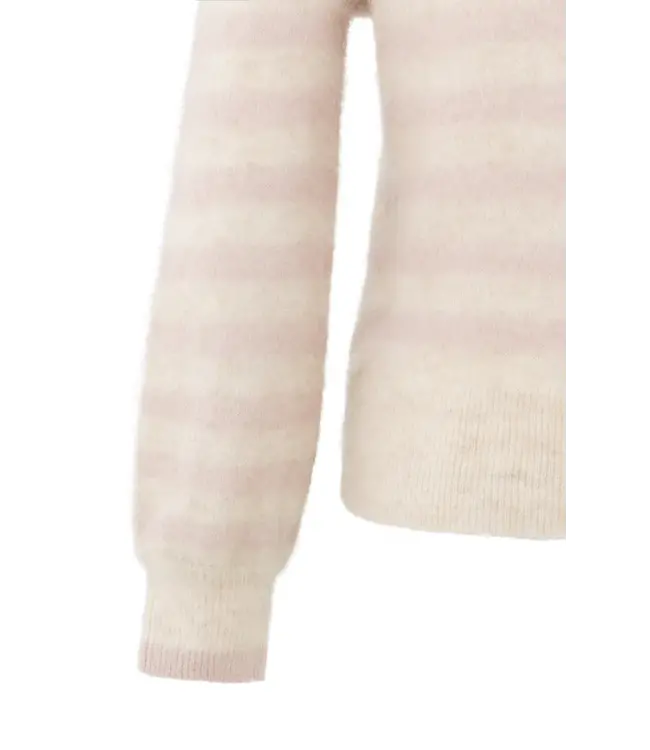 01-000539-510/615091  Striped sweater with round neck and long sleeves